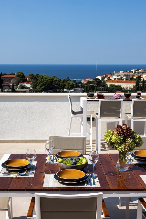 Terrasse sur le toit