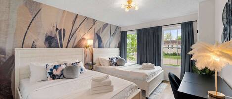 2 habitaciones, tabla de planchar con plancha, wifi y ropa de cama