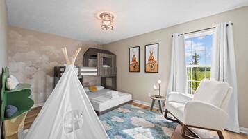 3 bedrooms, iron/ironing board, WiFi, bed sheets