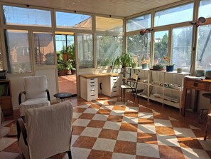 Interior - Penthouse with verdant terrace in the Garbatella 20 minutes from the Colosseum (Roma)