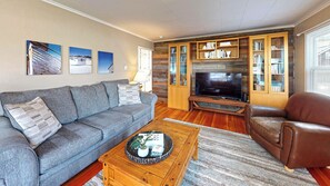 TV, peis og DVD-spiller