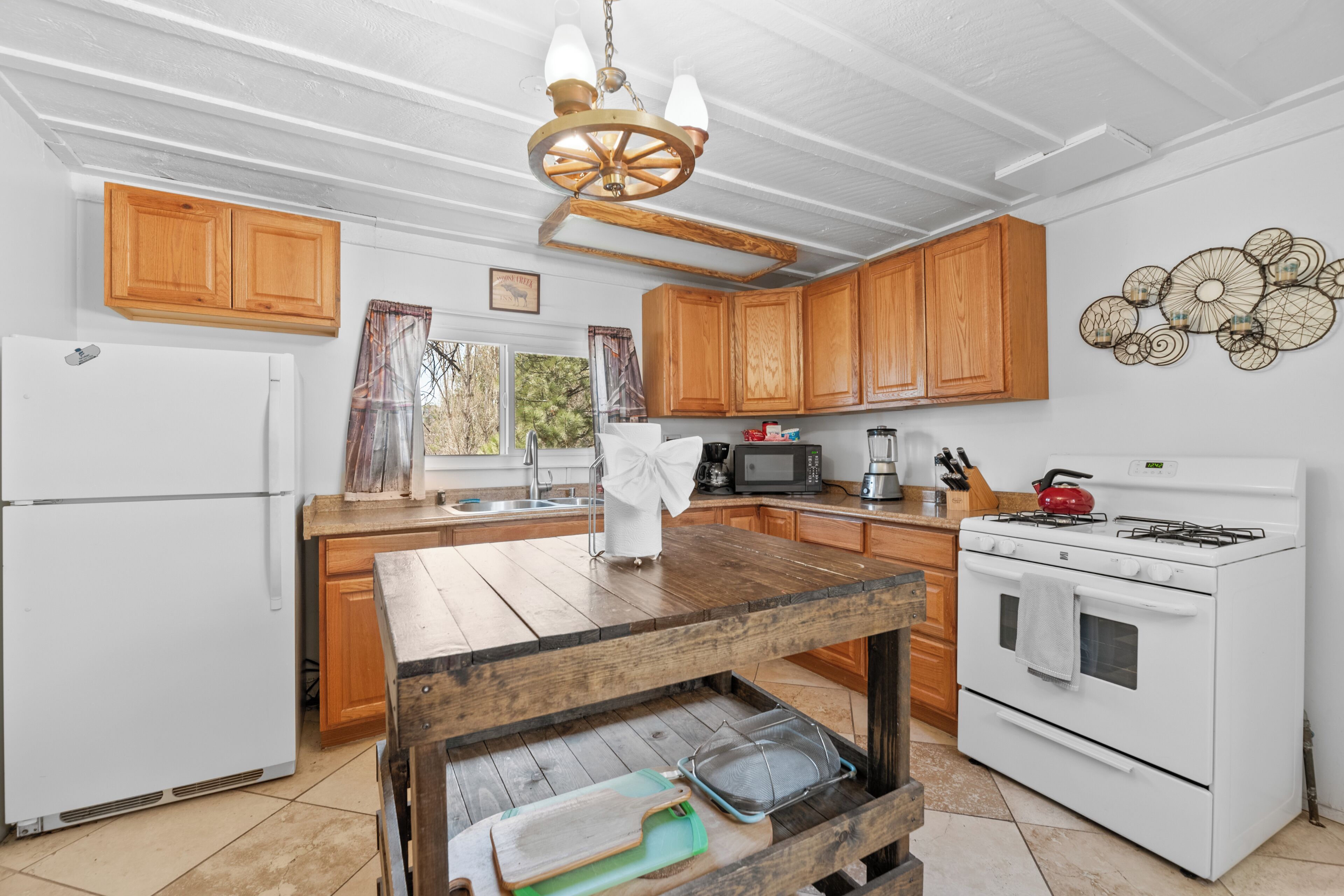 特色小屋, 2 间卧室, 无烟房, 山景 | 私人厨房 | 冰箱、微波炉、烤箱、炉灶