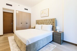 Appartement, balcon, vue sur la ville | 1 chambre, accès au Wi-Fi (inclus)