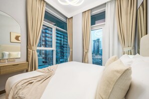 Apartment, Balcony, City View | 1 bedroom, free WiFi - Premium 1BR Apt Missoni Urban Oasis (Dubai)