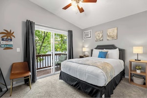 4 habitaciones, decoración personalizada y muebles diferentes 