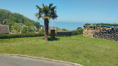 Gite Le Palmier, sea view beach 300 m