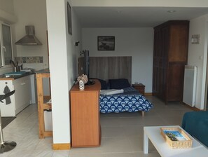 1 habitación, tabla de planchar con plancha y wifi 