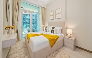 Apartment, Balcony, City View | 1 bedroom, free WiFi - Bright & Beautiful 1BR at Missoni Urban Oasis (Dubai)