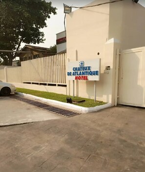 Front of property – evening/night