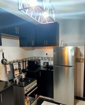 Familienbungalow, Gartenblick | Eigene Küche | Kühlschrank, Mikrowelle, Kochgeschirr/Geschirr/Besteck