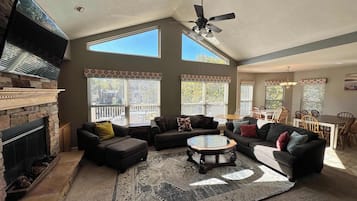 House, Multiple Beds, Patio (Lake it Easy) | Living area | 42-inch flat-screen TV with digital channels