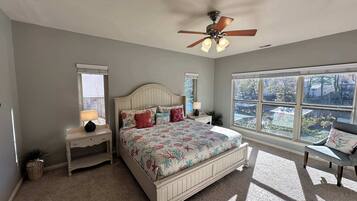 House, Multiple Beds, Patio (Lake it Easy) | 7 bedrooms, individually decorated, individually furnished, bed sheets