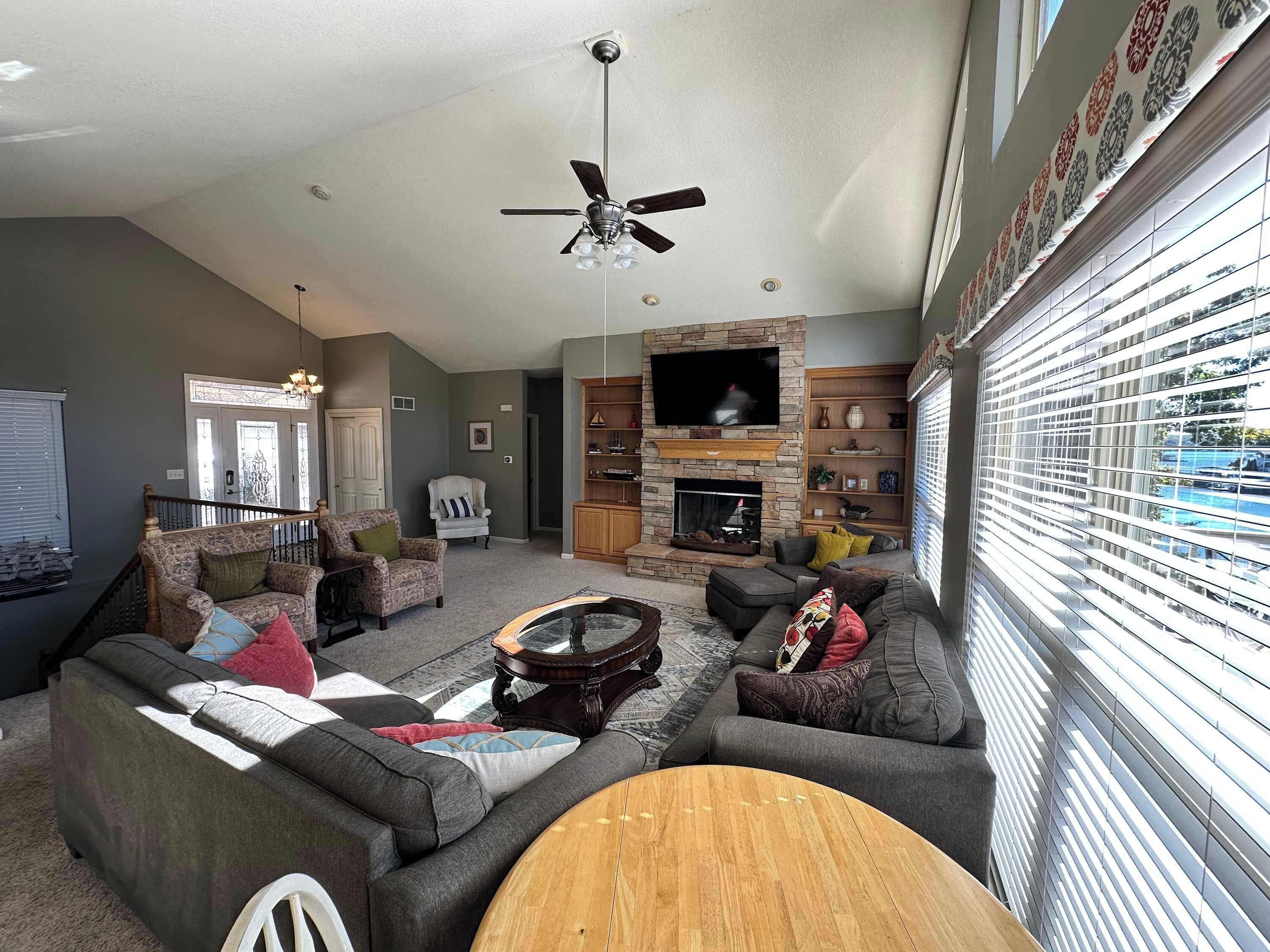 House, Multiple Beds, Patio (Lake it Easy) | Living area | 42-inch flat-screen TV with digital channels