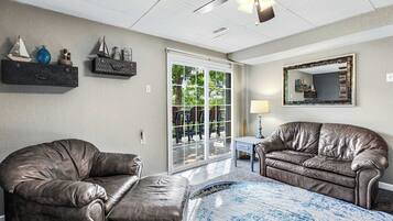 House, Multiple Beds, Hot Tub (One More Night) | Living area | 42-inch flat-screen TV with digital channels