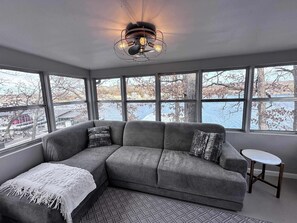 Living area - Red Deer Cabin Stay for 8! (Sunrise Beach)