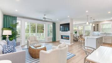 Deluxe appartement, balkon | Woonruimte
