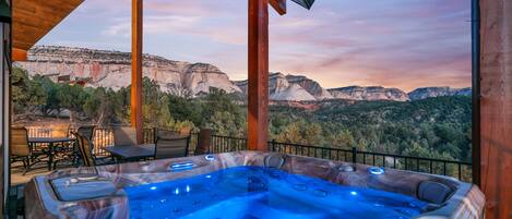 Bain à remous extérieur