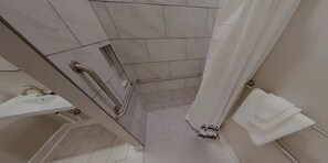 Bathroom - ADA|2BR|Warehouse Suite|Exposed Brick|Modern Theme (Louiseville)