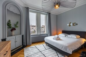 1 chambre, fer et planche à repasser, Wi-Fi gratuit, draps fournis