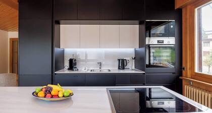 Alpiner Luxus in Davos, Bergblick genießen