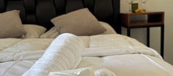 Modern room in old house