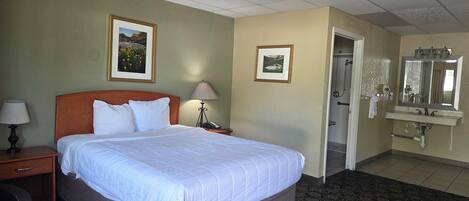 Desk, laptop workspace, free WiFi