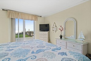 2 bedrooms, iron/ironing board, free WiFi, bed sheets - Sandy Sea Horse Oceanfront Condo Steps to Indian Harbour Beach Unit 105 (Indian Harbour Beach)