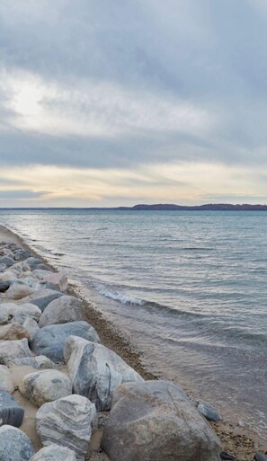 På stranden, badehåndklæder