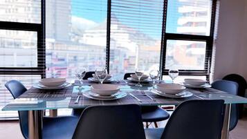 Apartment, 1 Double Bed with Sofa bed, Patio, Mountain View (210 Atlantica ) | Dining