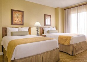 2 bedrooms, in-room safe, iron/ironing board, WiFi
