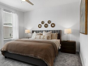 2 bedrooms, individually decorated, individually furnished