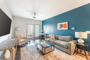 Apartment, 2 Bedrooms | Living area | 50-inch TV with digital channels - Landing Myrtle Beach (Socastee)