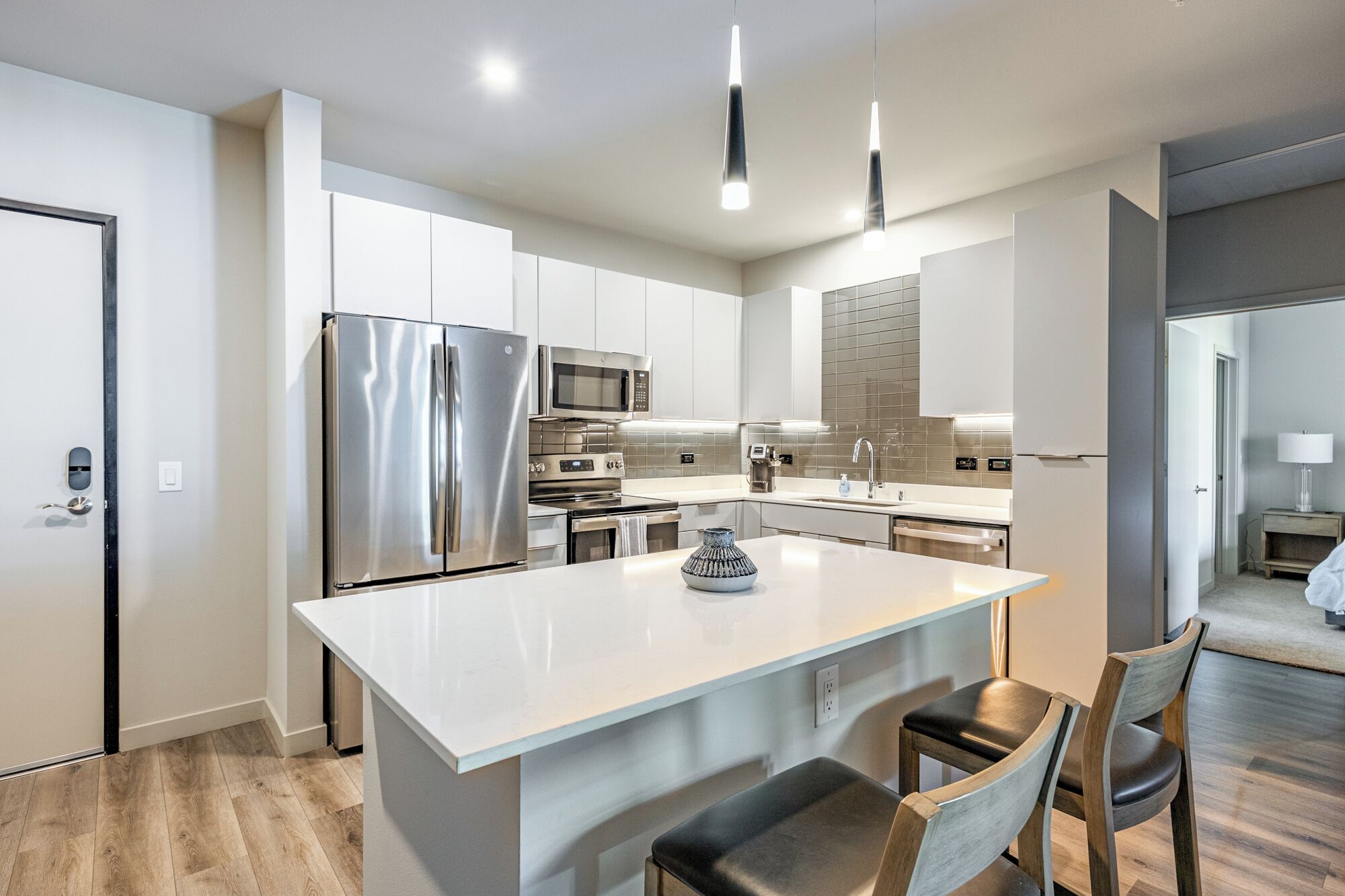 公寓, 1 間臥室 | 私人廚房 | 大型冰箱、微波爐、烤箱、爐台