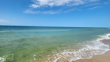 On the beach