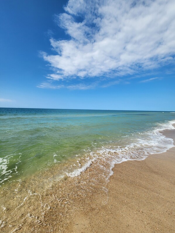 On the beach