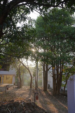 Deluxe Double Room, Garden View | View from room - The Jungle Woods Resort (Kurai)