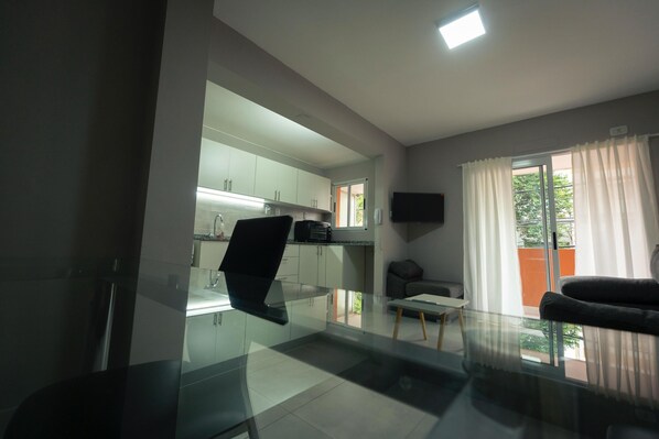 Interior - 2-bedroom apartment in welcoming Posadas with AC, WiFi. Enjoy your stay (Posadas)