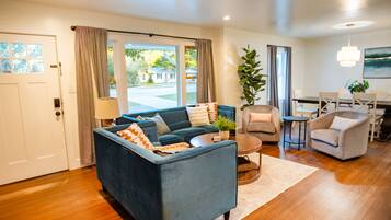 Smart TV, table football, ping pong