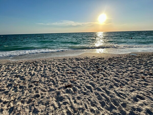 Sun loungers, beach towels