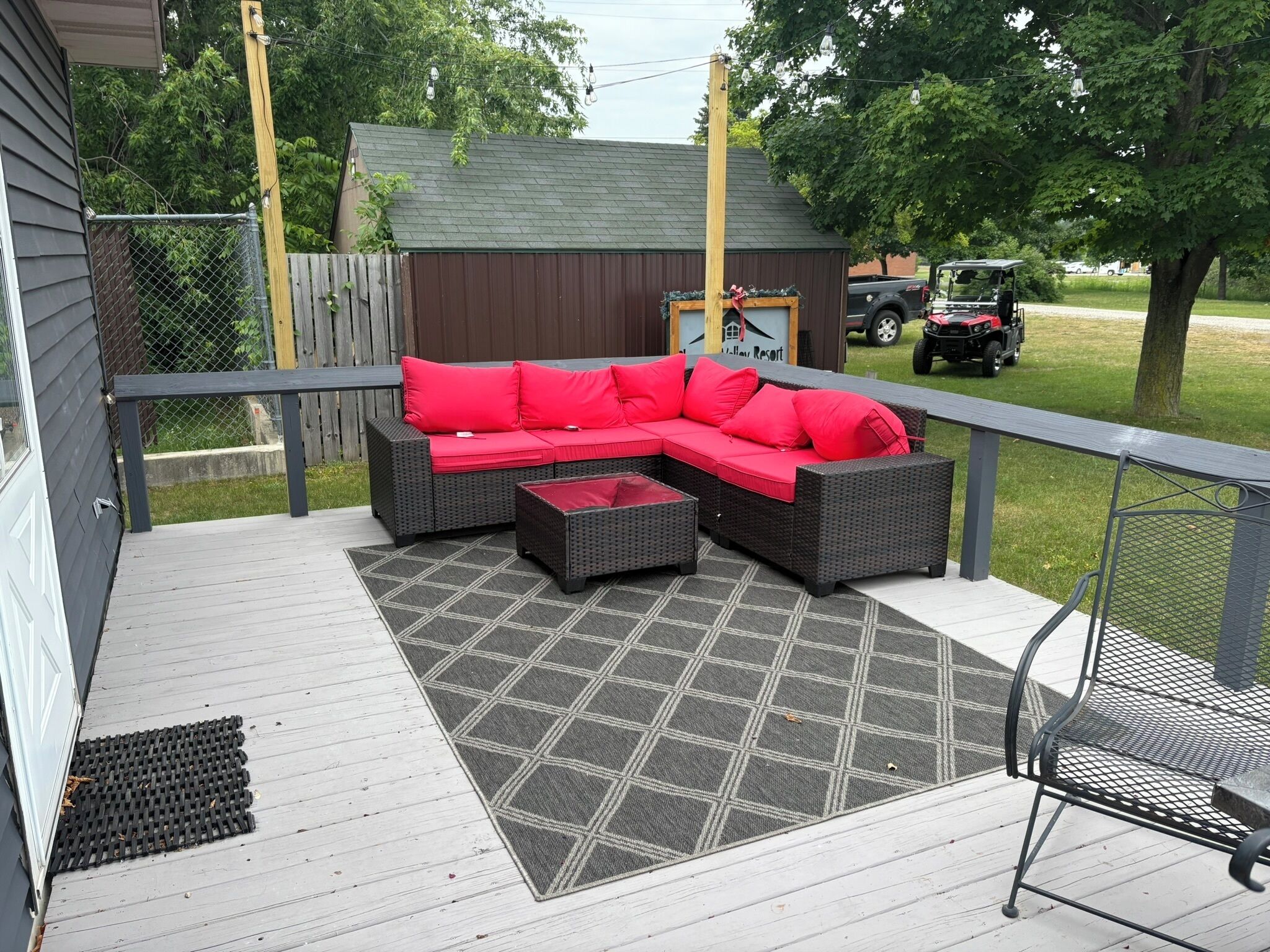 Premium Cabin, 2 Bedrooms | Terrace/patio