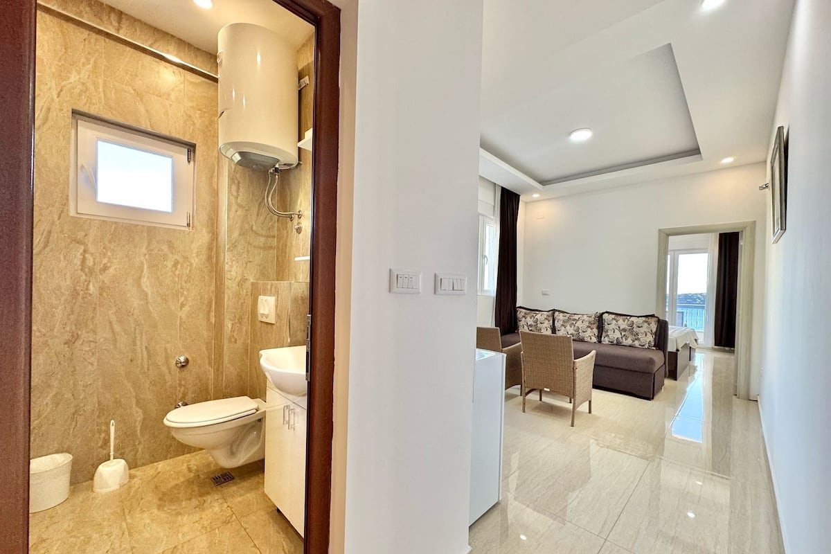 Appartement Confort, balcon, vue mer | 1 chambre, Wi-Fi gratuit