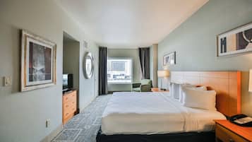 Deluxe appartement | 1 slaapkamer, een bureau, een laptopwerkplek, verduisterende gordijnen