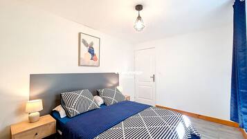 2 soverom, strykejern/-brett, wi-fi (inkludert) og sengetøy