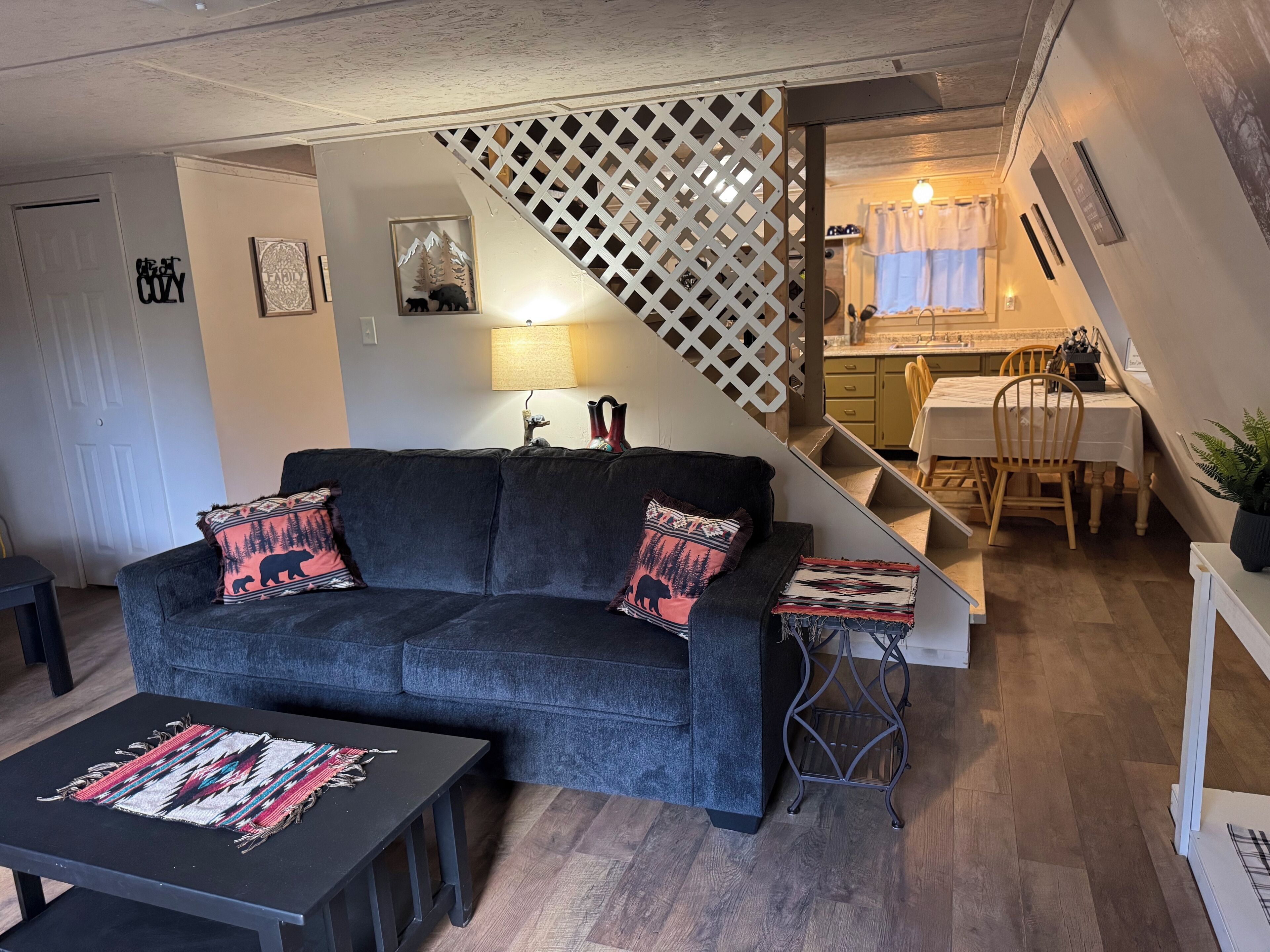 TV connectée, cheminée