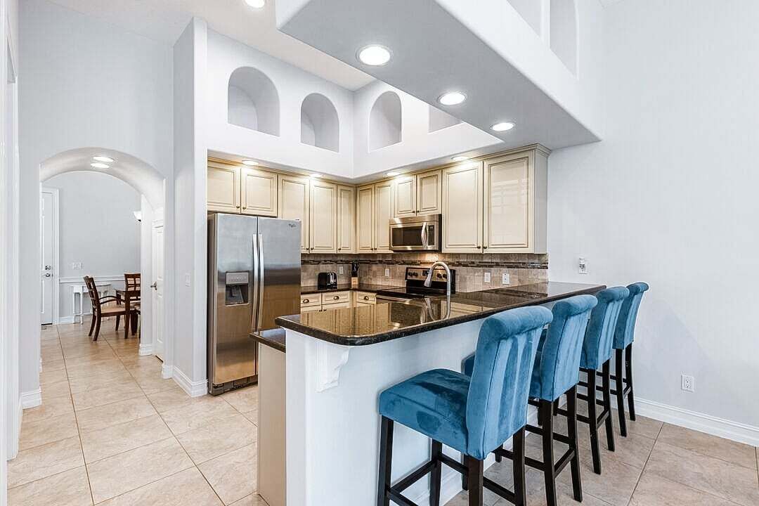 Villa (3 Bedrooms) | Private kitchen | Fridge, microwave, oven, stovetop