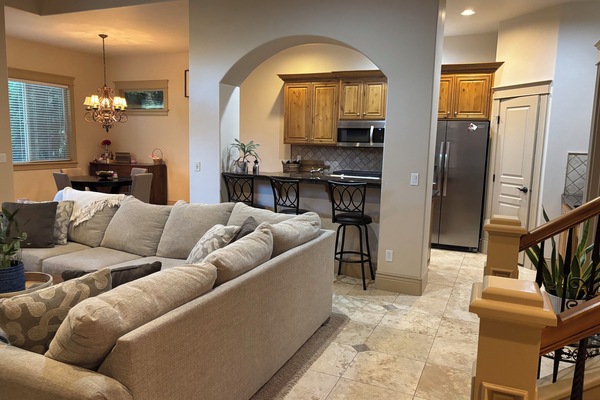 TV connectée, cheminée