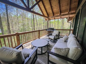Property grounds - Winter Hideaway - Fire Pit, Hot Tub & Mountain Magic (Ellijay)