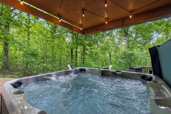 Bain à remous extérieur