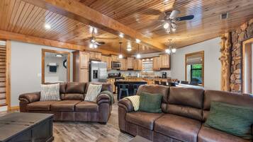 Smart TV, books, stereo