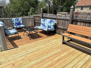 Terrace/patio - Spacious Charming Md-town, 2Sty, conveniently located in the heart of KC (Kansas City)